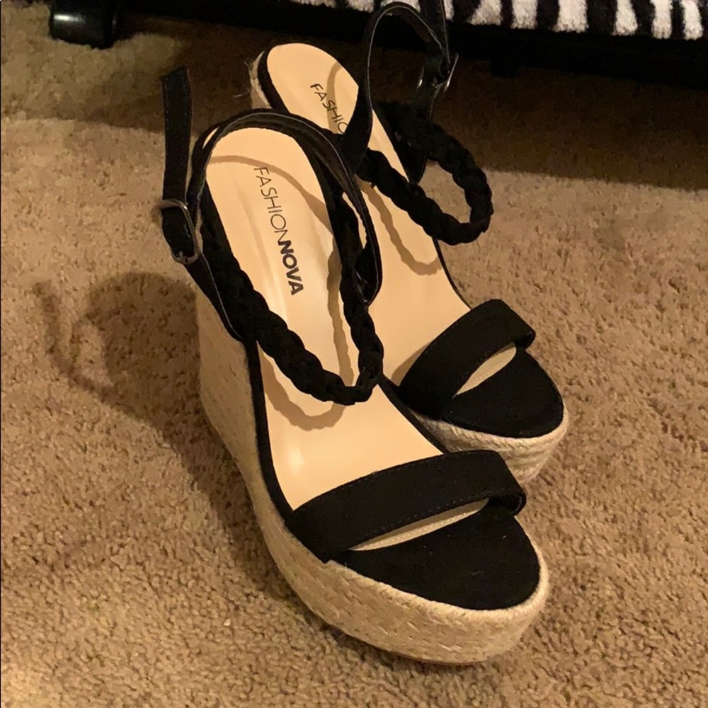 Fashion Nova Wedge High Heels